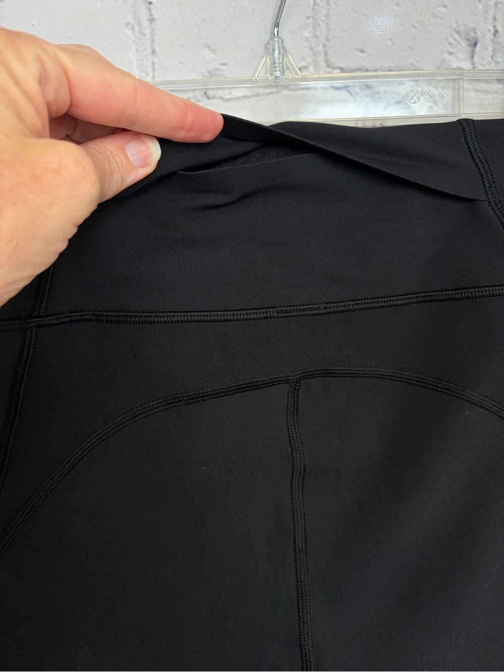 Lululemon Time To Sweat Crop *23” Black Sz 10 - Picture 11 of 16